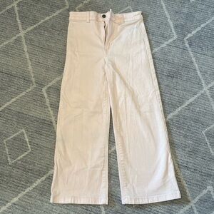 Nordstrom wide Jean little pink jeans